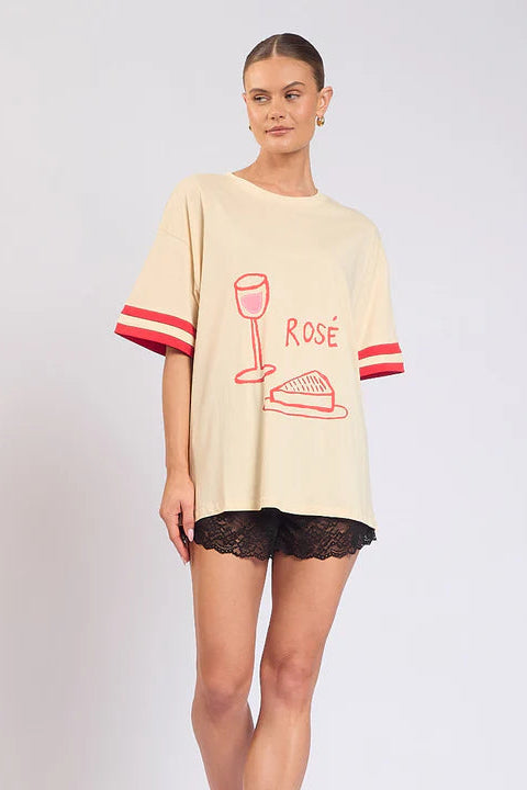 Luna Lane - The Rosè Tee