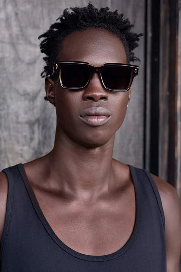 Valley - Roosevelt - Hennessy Tort w. Gold Metal / Brown Lens