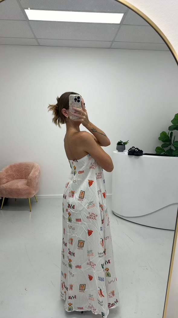 By Frankie Margarita Strapless Maxi