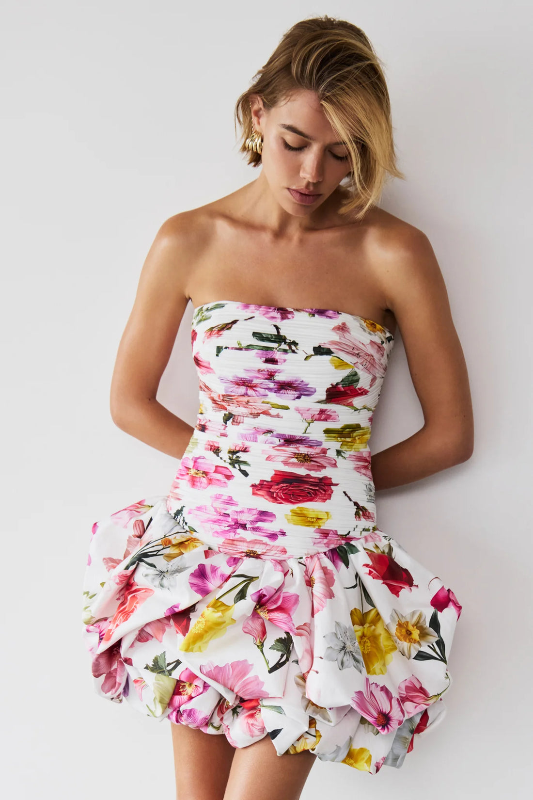 AJE - Splendour Bubble Hem Mini - Floral