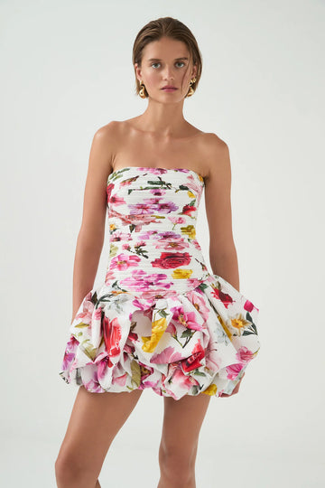 AJE - Splendour Bubble Hem Mini - Floral