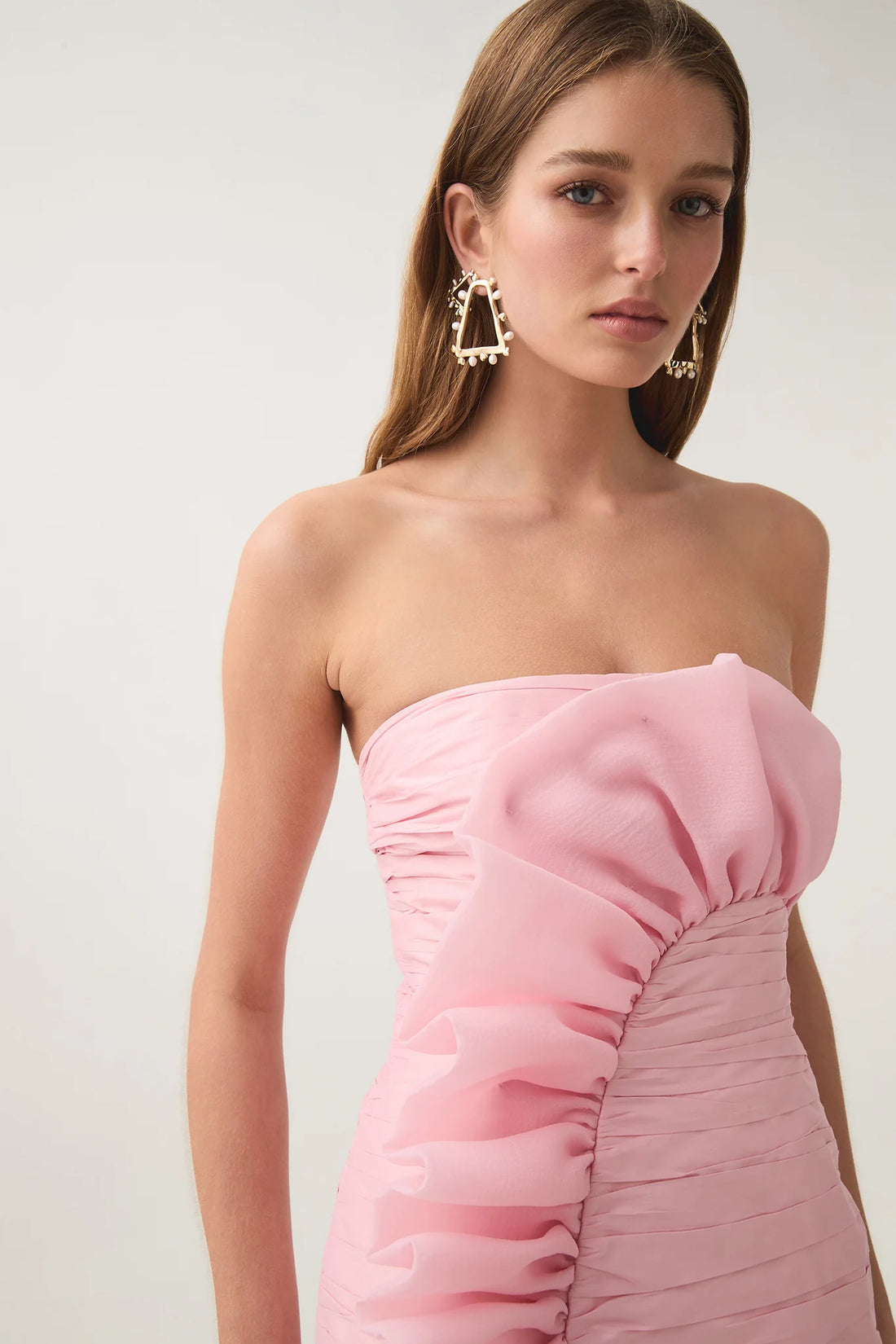 AJE - Telma Mini Ruffle Mini Dress - Pink
