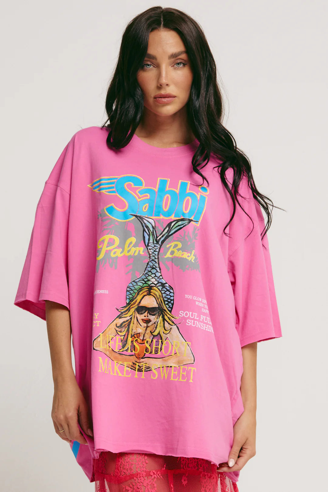 SABBI - The Very Oversized Life is Short Tee