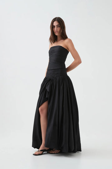AJE - Violette Bubble Hem Skirt and Stella Bow Top - Black
