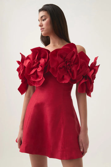 AJE - Etta Mini Dress - Red