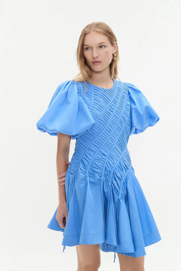 AJE - Wisteria Mini Dress - Blue