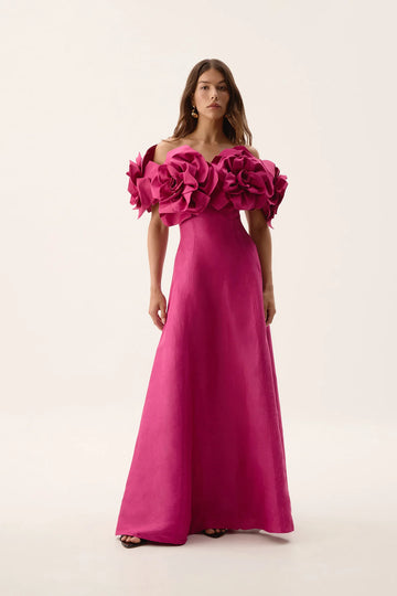 AJE - Etta Gown - Magenta