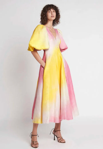 AJE - Cloud Burst Midi Dress - Multi