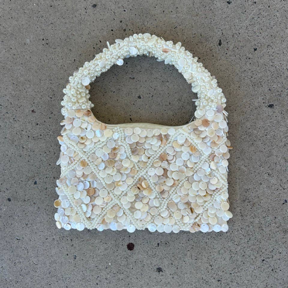Aelia - Isla Shell and Pearl Bag