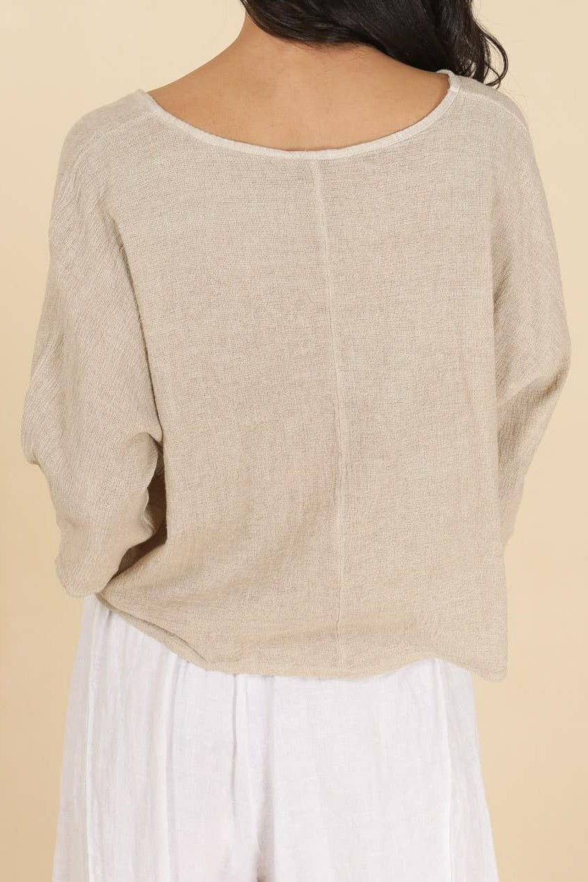 La Maison des Fibres Naturelles - Top 3791 - Beige