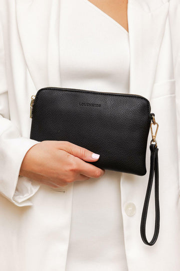 Louenhide - Poppy Clutch - Black