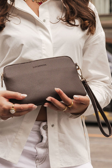 Louenhide - Poppy Clutch - Chocolate