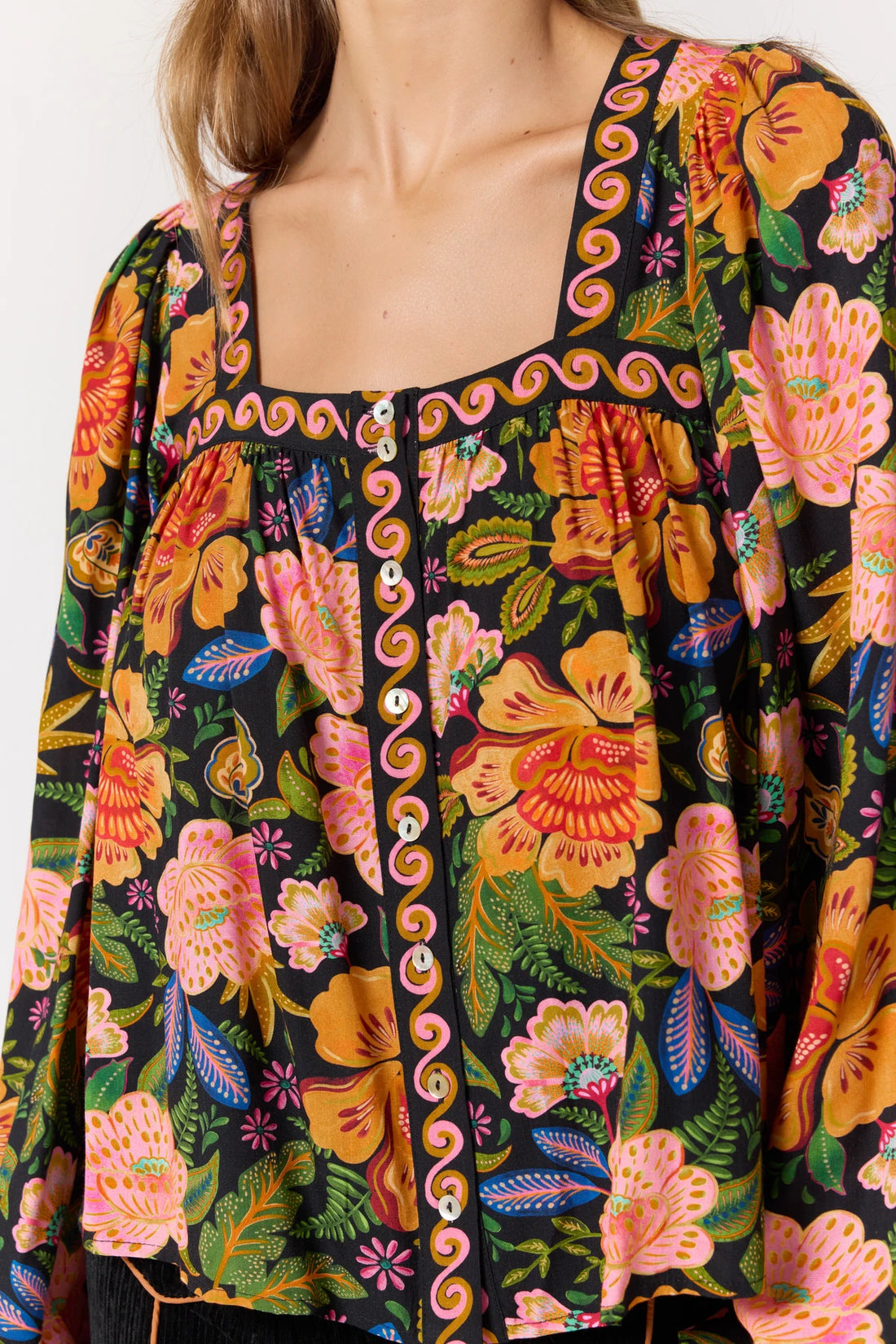 Nine Lives Bazaar - Rhiannon Blouse - Carnivale