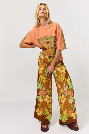 Nine Lives Bazaar - Sunday Pants - Marigold Print