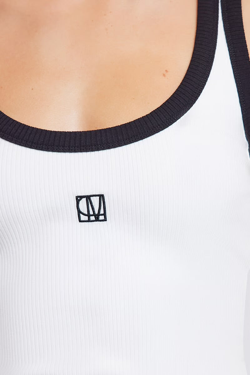Camilla & Marc - Nora Tank - Soft White/Black