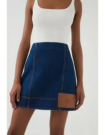 AJE CARMEN MINI DENIM SKIRT