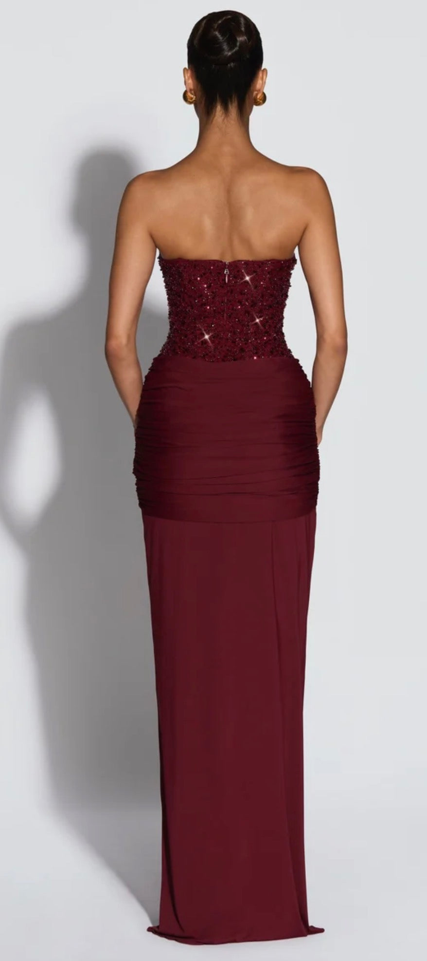 Babyboo - Carina Maxi Dress - Burgundy
