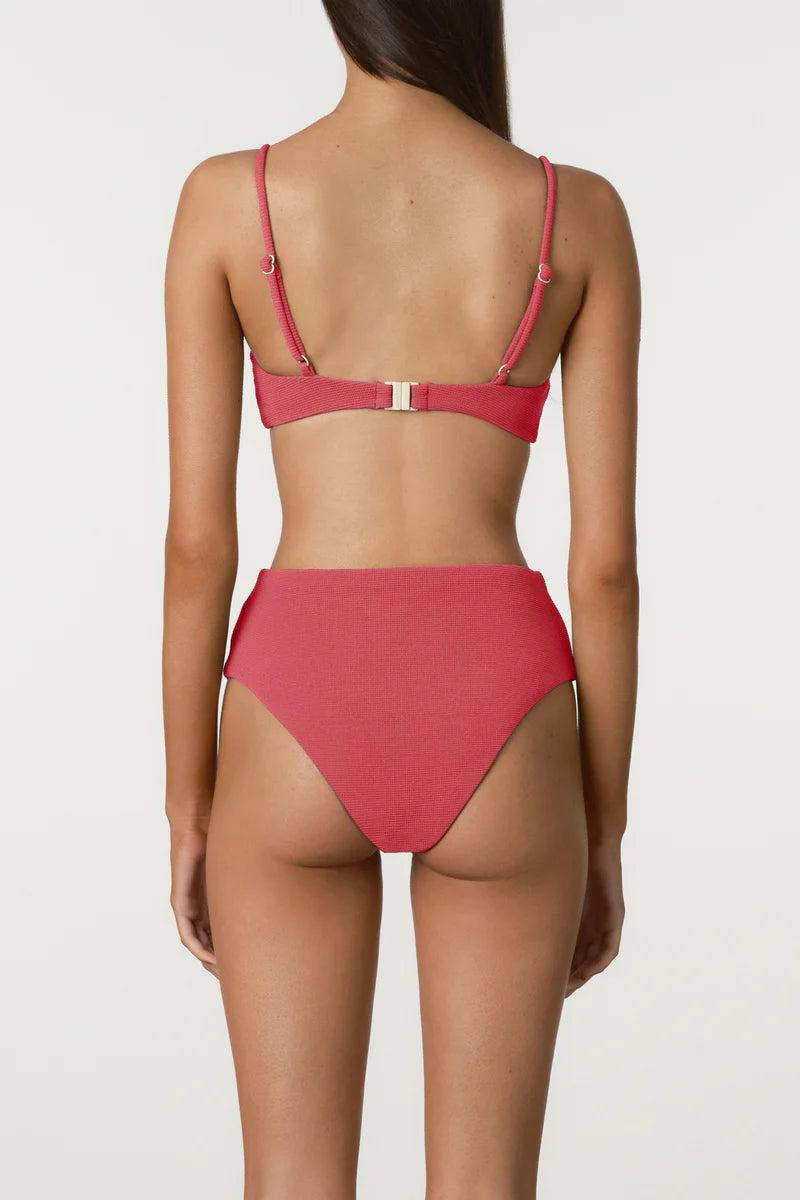 Zulu and Zephyr - Waisted High Brief - Berry Waffle