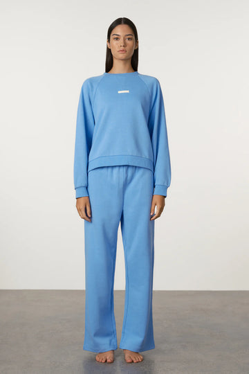 Zulu and Zephyr Blue Raglan Sweat