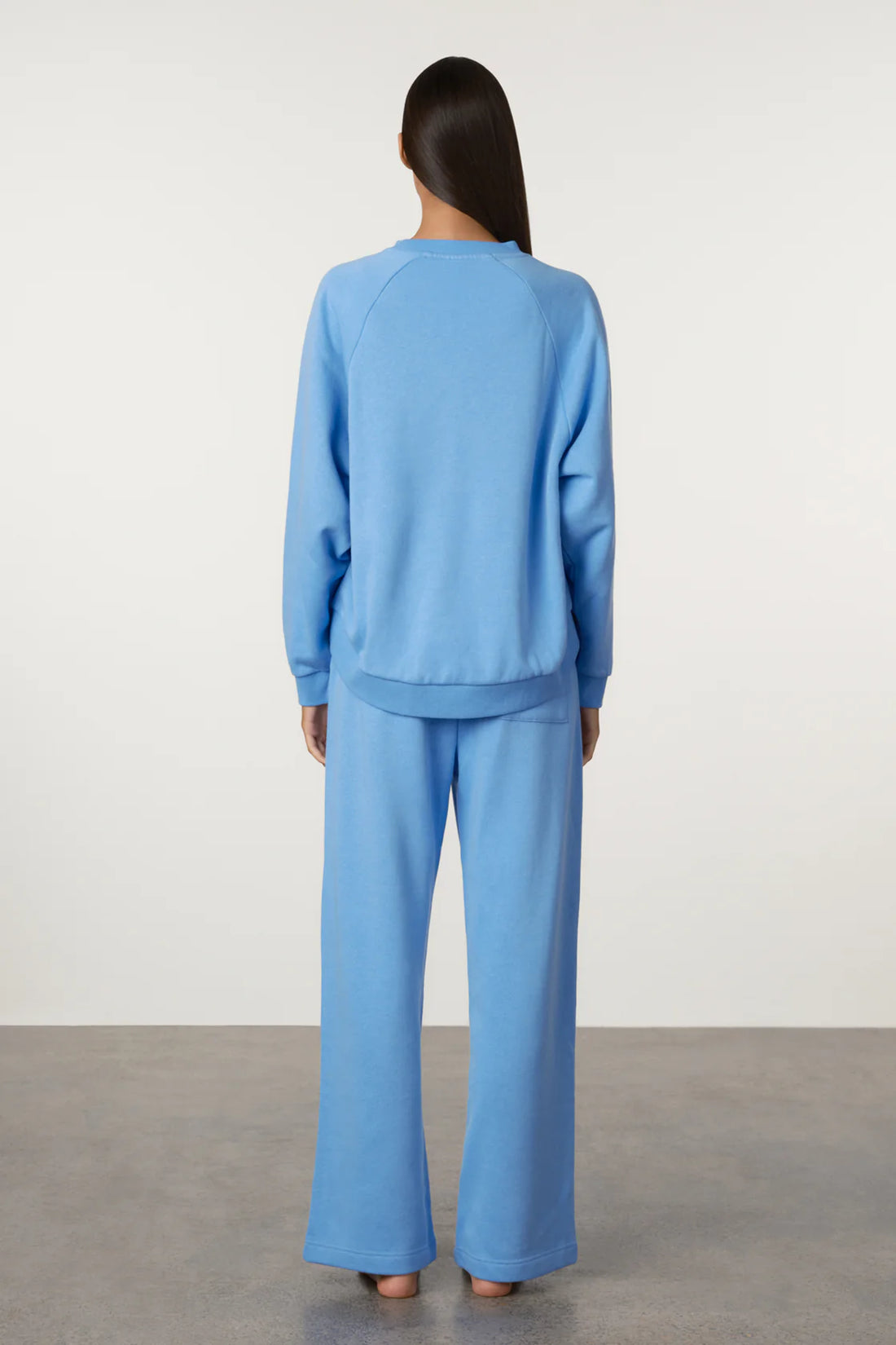 Zulu and Zephyr Blue Raglan Sweat