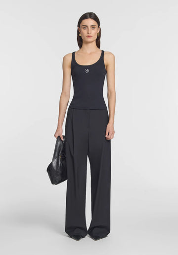 VW LOGO SINGLET BLACK