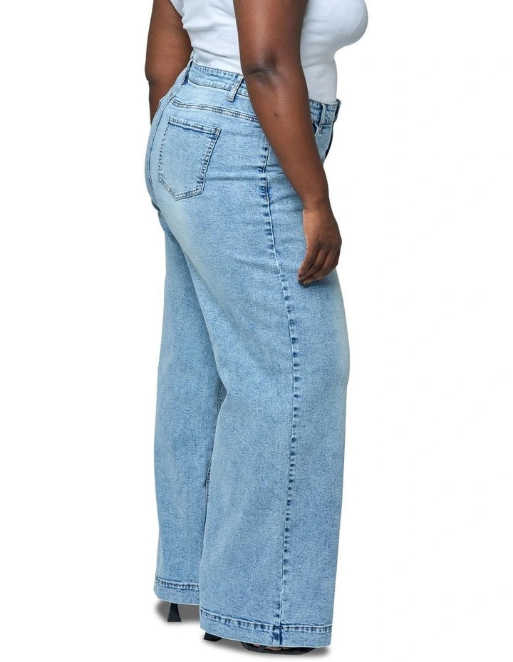 INDIGO TONIC WIDE LEG JEAN