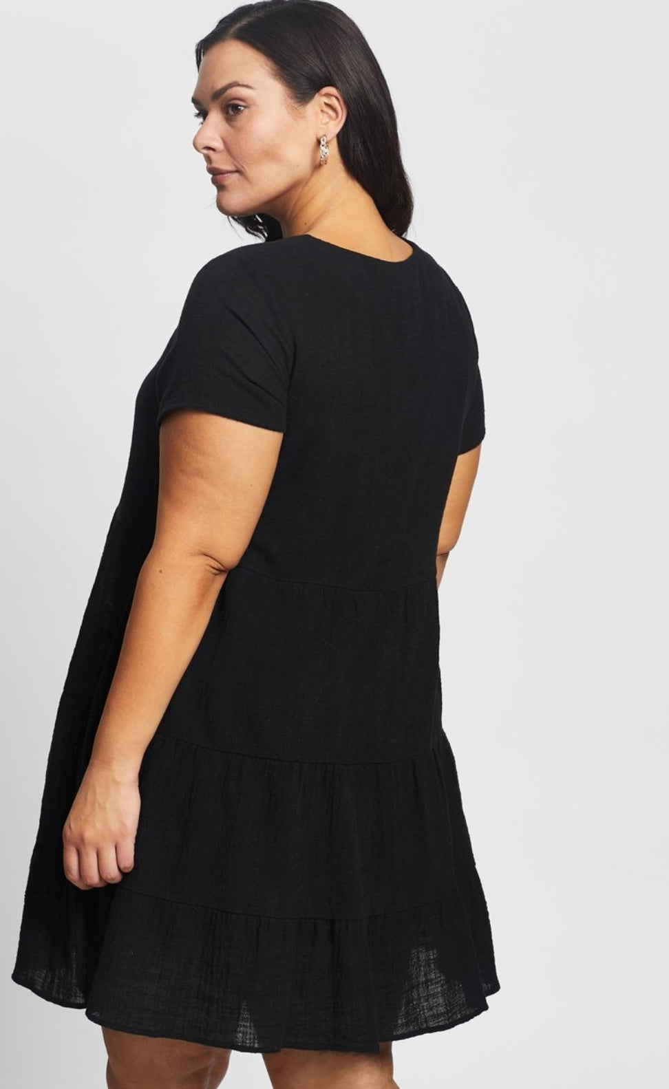 Atmos and Here Button Through Mini Dress