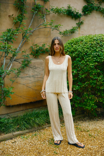 ORTC - Amara Knit Pant - Oat