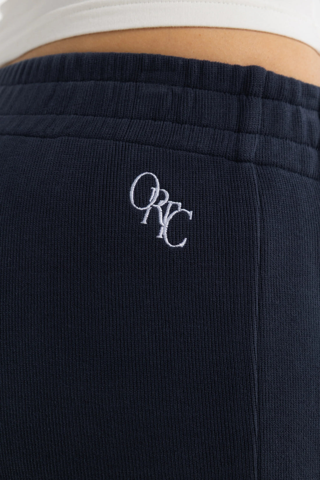 ORTC - Ava Monogram Zip Hem Pant - Navy