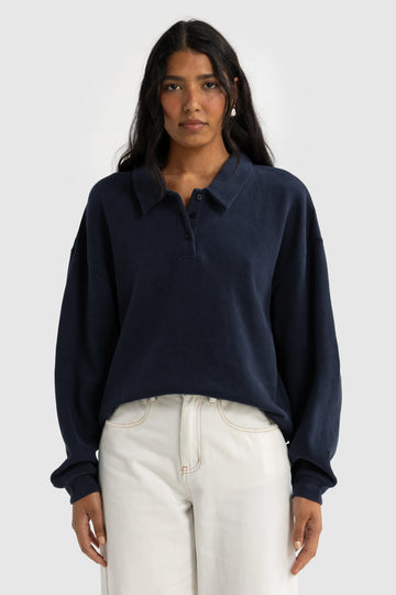 ORTC - Ava Polo Sweater - Navy