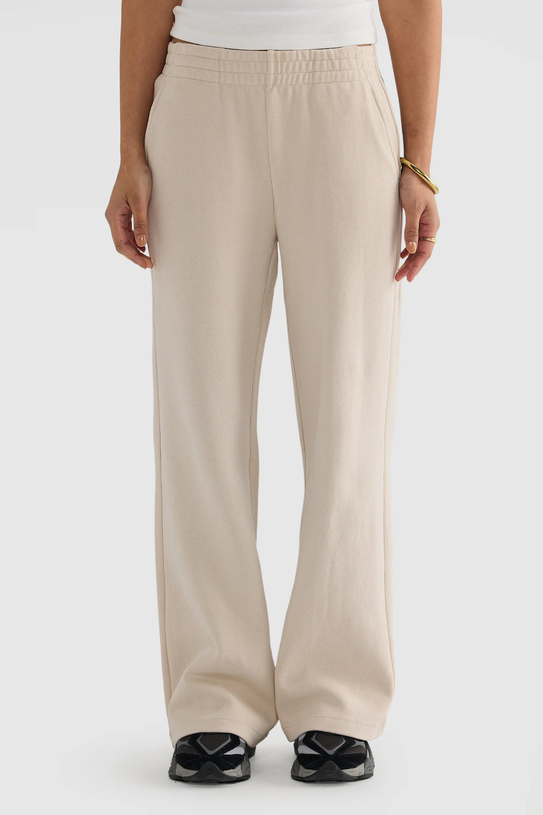 ORTC - Ava Wide Leg Pants - Bone
