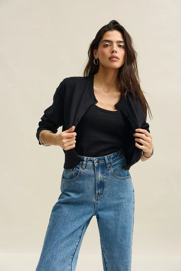 ORTC - Kingston Knit Cardigan - Black