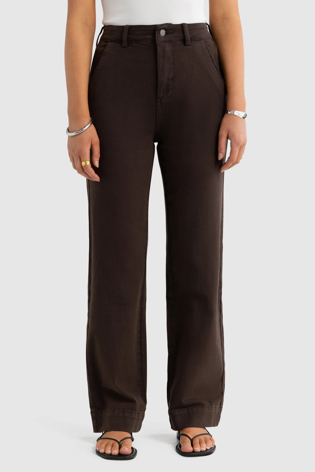 ORTC - Lottie Straight Leg Pant - Carob