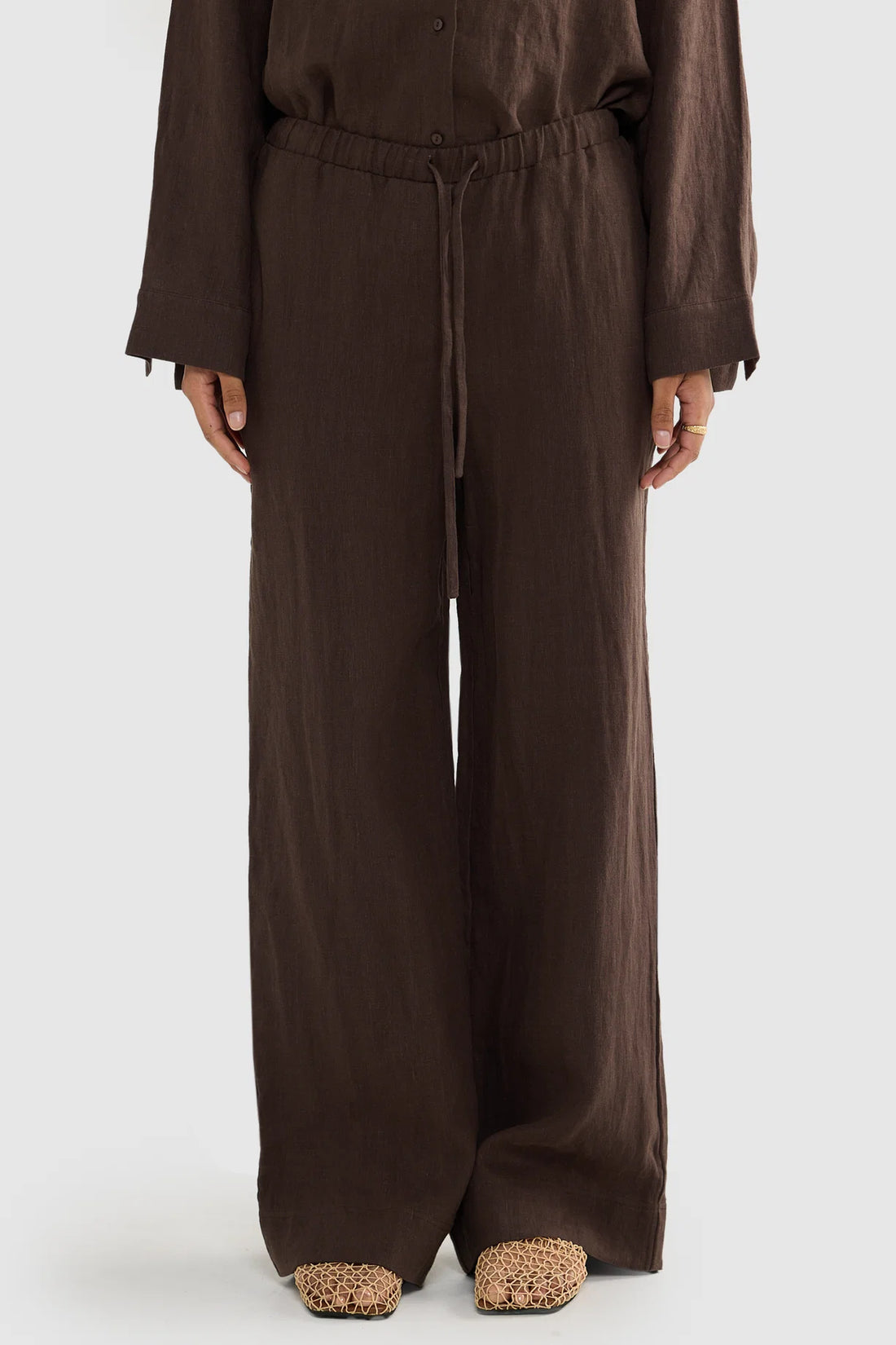 ORTC - Luna Linen Pants - Carob
