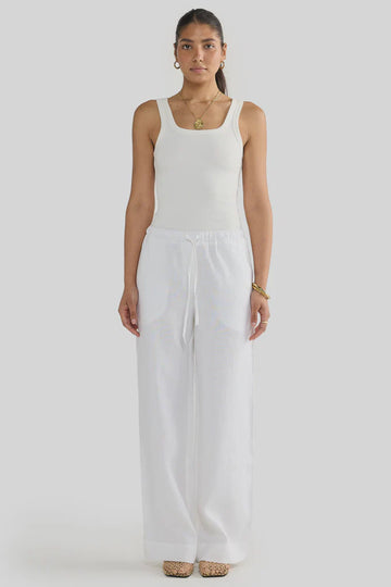 ORTC - Luna Linen Pants - White
