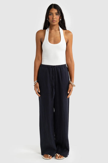 ORTC - Luna Linen Pant - French Navy
