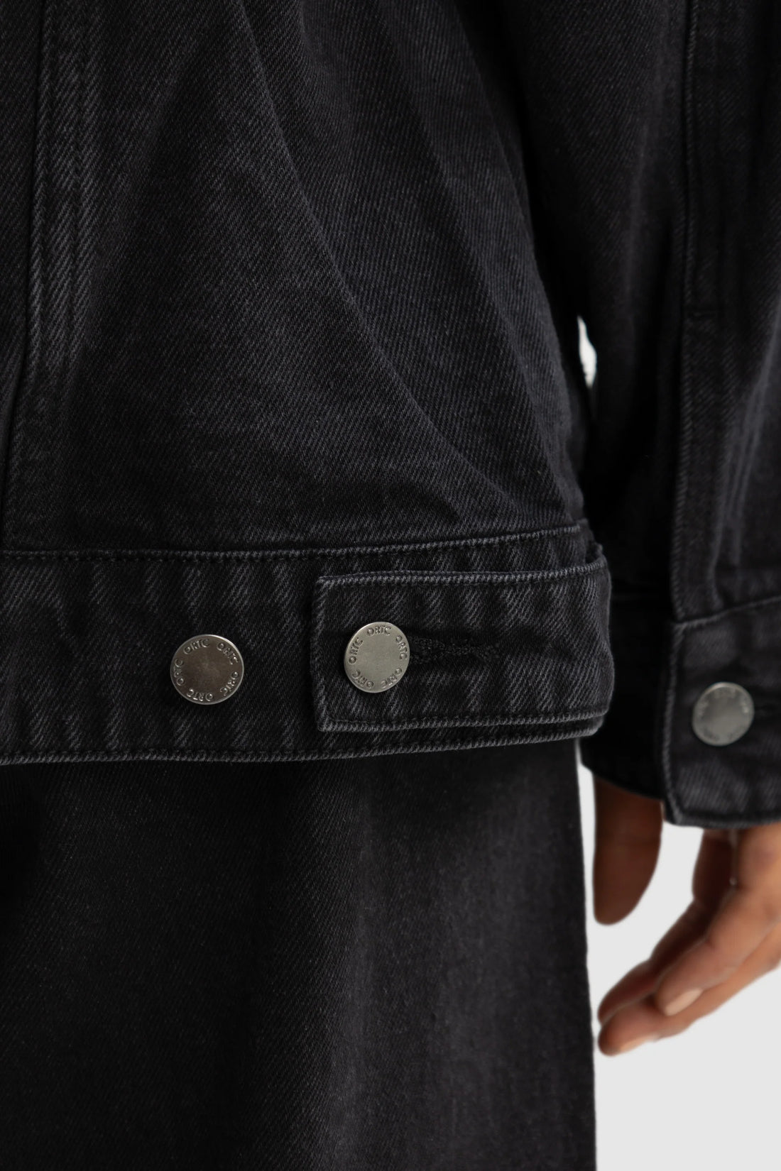 ORTC - Willow Denim Oversized Jacket - Washed Black