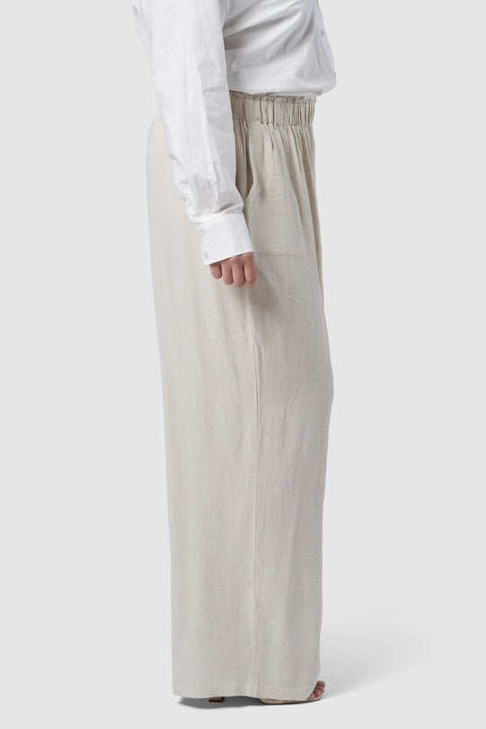 Something 4 Olivia - Sunday Linen Pants - Natural