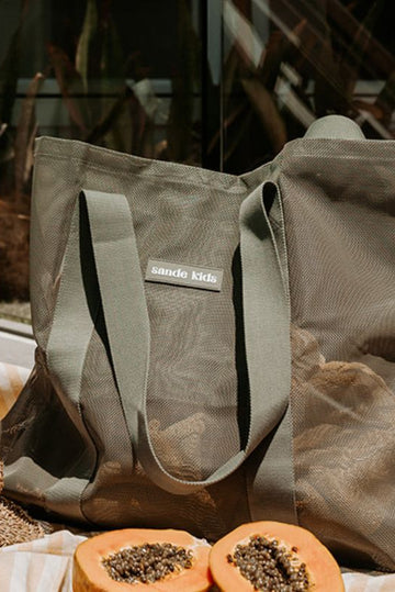 Sande Kids - Beach Hauler™ - Mini Mesh Beach Bag – Pandanus