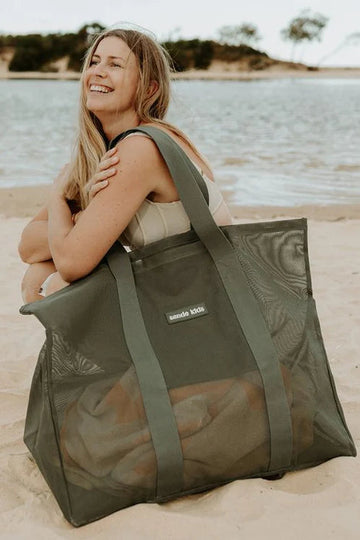 Sande Kids - Beach Hauler™ Mesh Beach Bag - Pandanus