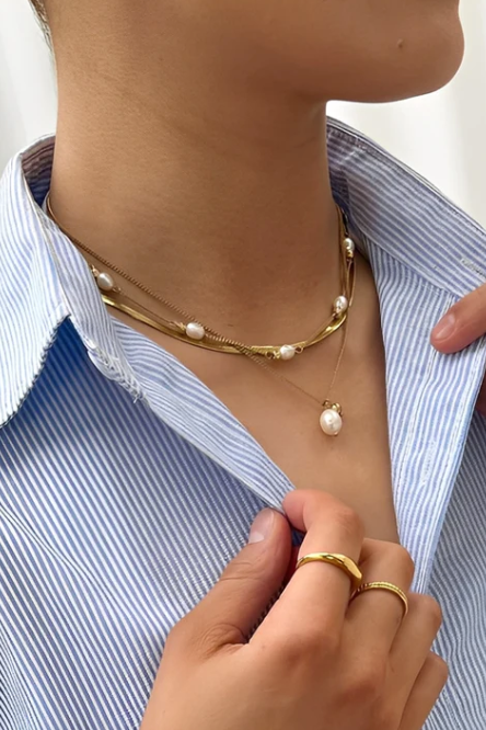 Ever Jewellery - Off Court Pearl Necklace