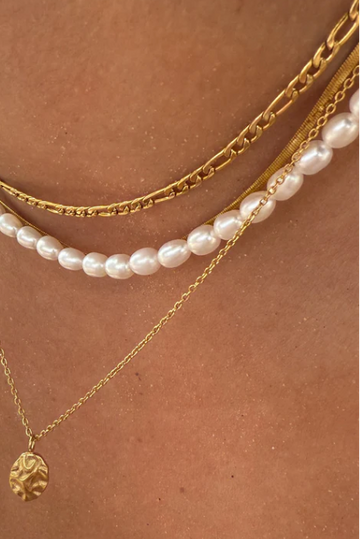 Ever Jewellery - City Light Pearl Beaded Necklace