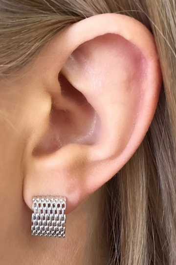 Ever Jewellery - Broadway Silver Hoop Earrings