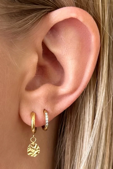 Ever Jewellery - Harmony Gold Huggie Earrings