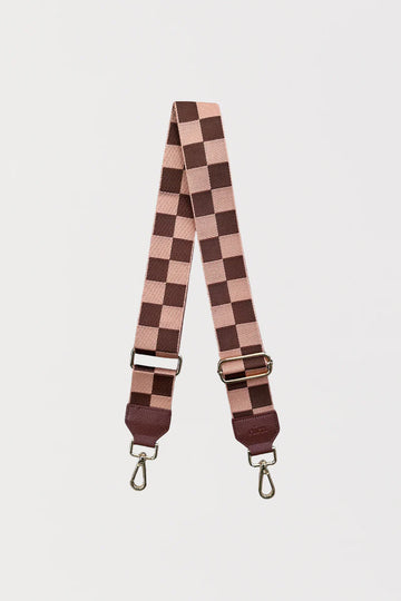 Nim The Label - Shoulder Strap - Cocoa Check