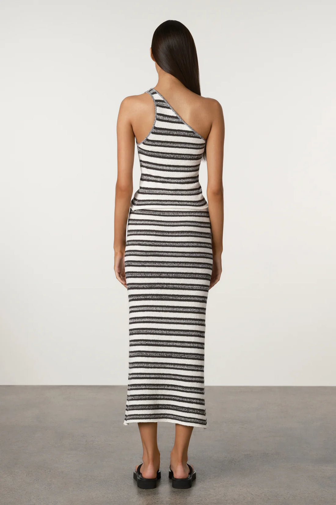 Zulu and Zephyr - Marle Knit Stripe Skirt
