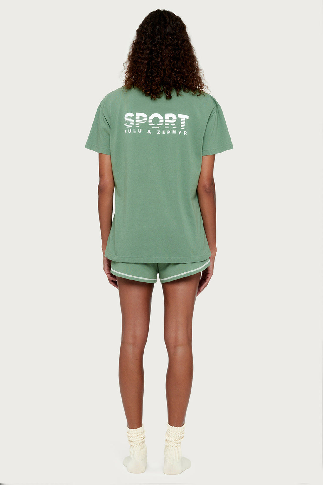 Zulu and Zephyr - Sport T-Shirt - Sage Green
