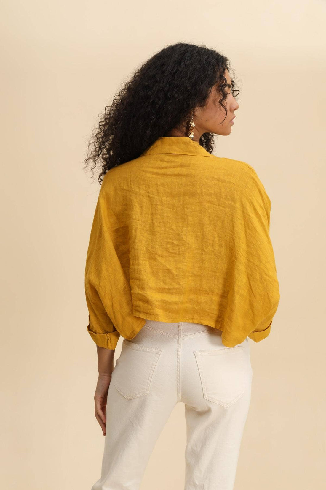 La Maison des Fibres Naturelles - Linen Crop 83263 - Mustard
