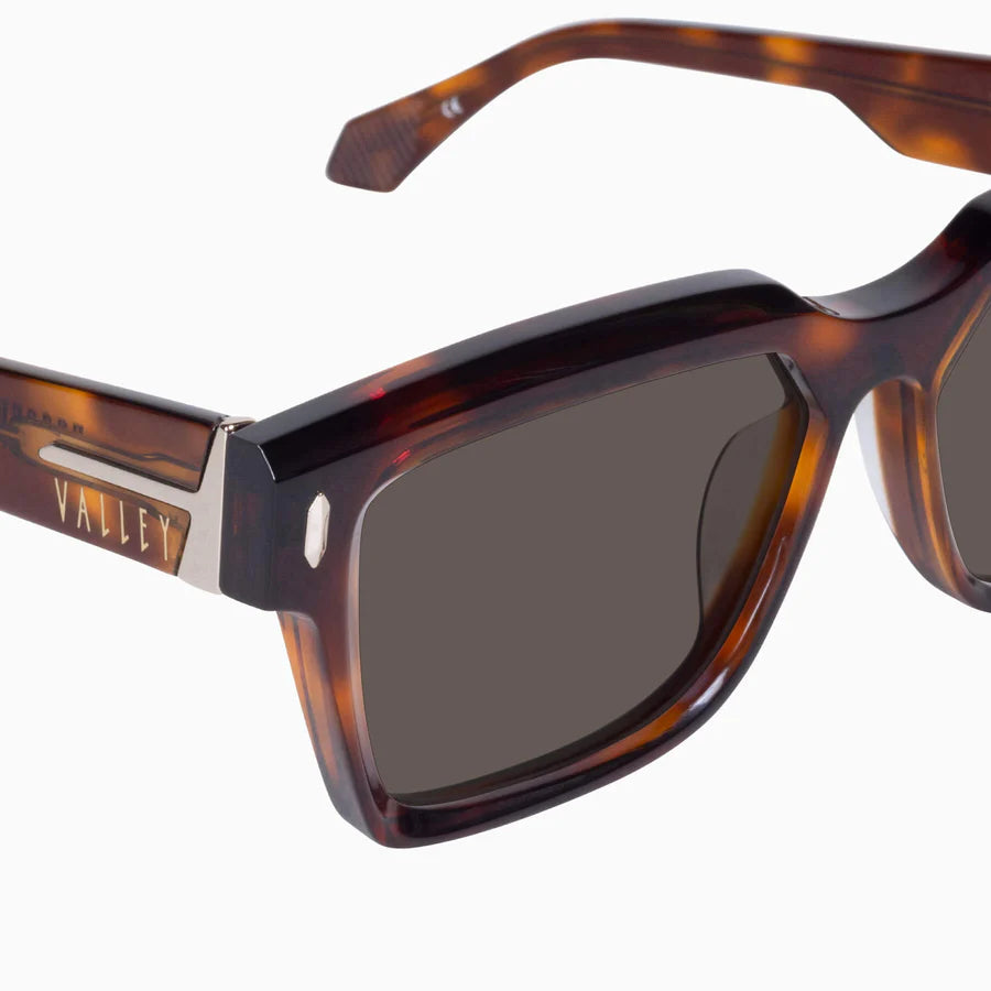 Valley - Roosevelt - Hennessy Tort w. Gold Metal / Brown Lens