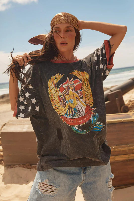 SABBI - The Dream Big Brenda Tee - Black